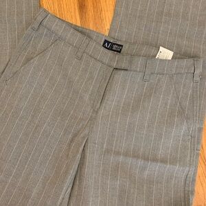 VINTAGE UNWORN WOOL AJ ARMANI JEANS TROUSERS POCKETS PANTS SIZE 10